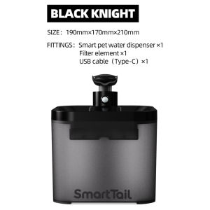 Lovinland smarttail dụng cụ lấy nước cho thú cưng 2.2L với đài phun nước cho mèo lọc không dây thông minh dung tích lớn im lặng cảm ứng cho mèo hoặc chó uống nước