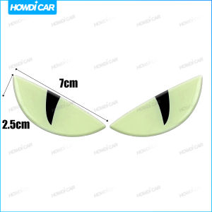 สติกเกอร์ตกแต่งมารตาติดไฟกลางคืนดัดแปลงรถจักรยานยนต์สติกเกอร์ตกแต่งสามมิติสติกเกอร์หน้า