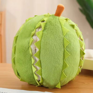 Creative Simulation Detachable Durian Fruit Shape Plush Toy Pillow Durian Decompression Toy Tearable Soft Doll Festival Gifts