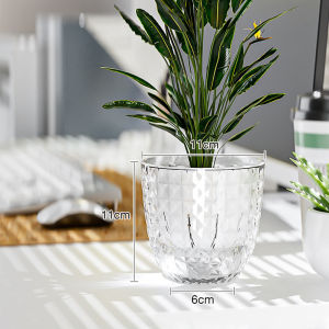 กระถาง​ กระถางต้นไม้​ แบบ​เก็บ​น้ำ​ได้​ รด​น้ำ​อัตโ  สติกพร้อมเชือกคอตตอน  กระถางต้นไม้