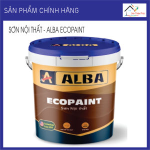 Sơn Nội Thất Alba Khánh tia UV (5lít-18lít). Dễ thi công độ che  phủ cao.