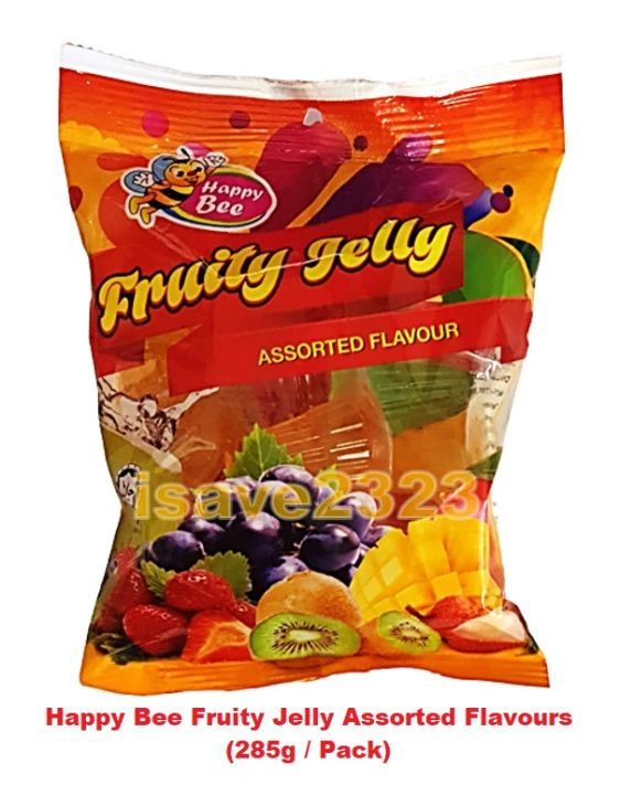 [HALAL] Happy Bee Fruity Jelly Assorted Flavours (285g / Pack) | Lazada