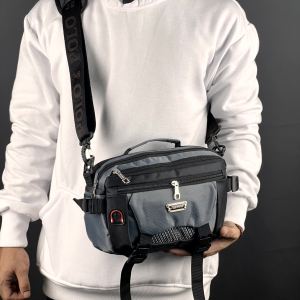 Tas Selempang Pria Wanita Polo Amstar Bahan Cordura Multifungsi Waistbag Slingbag