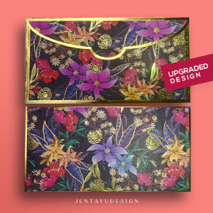 5pcs Sampul Duit Raya VIP ELEGANT 2025 - Money Packet VIP 2025 FLOWER