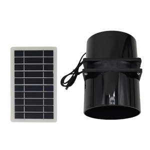 Attractive Solar Panel Exhaust Fan 12V Efficient Ventilation for Attics Greenhouse and More Sturdy ABS Construction