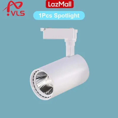VLS Track Light Whole Set LED Track Light for Ceiling Cob Spotlight 20W 30W 40W Rail Light Ceiling Light for Clothing Shop Store 220V Lighting & Décor