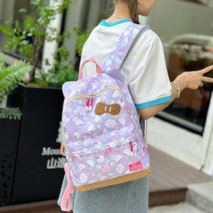 Christmas Gift Halloween Sanrio Hello Kitty Schoolbags Cartoon Anime Cute Kawaii Student Snack Bag Textbooks Large Capacity Book Stationery Storage Toys