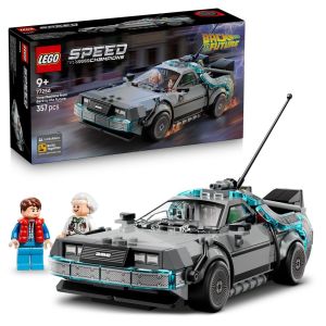 [BrickStory] LEGO Speed Champions Time Machine from Back to the Future (77256)(357 Pieces)