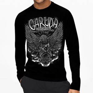 GARUDA | Kaos Lengan Panjang Pria & Wanita | Distro | Sablon | Murah | Produk Lokal | CIAO.ID