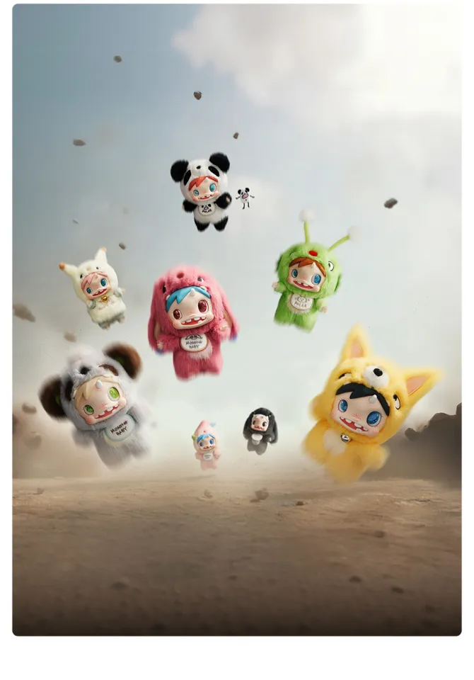 POP MART POLAR-Monster Baby Collection Series Plush Pendant Ver.1