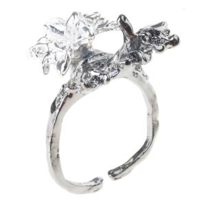 Căng thẳng di động giảm Spinner Nhẫn hở điều chỉnh được cho hợp thời trang phụ nữ có tính năng trăng sao và họa tiết hoa