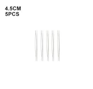 5Pcs Mở Cong Beading trang sức dạng xỏ kẹp Làm dụng cụ bằng thép không gỉ Kim Cho Threading Pins DIY Vòng Cổ Vòng tay