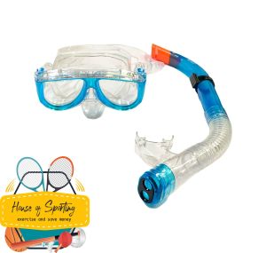 Kacamata Scuba Mask Snorkel Diving Set Tempered Glass 7070