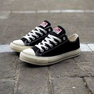 PROMO!!! Sepatu Ventela Ethnic Black Low Natural - Sepatu Sneakers Casual Pria Wanita