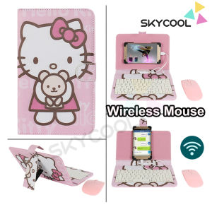 🔥HOT🔥 [🇵🇭 Stock&COD] Android OTG Phone Keybaord and Mouse Kit with PU Leather Phone Case Compatible with All OTG OPPO Vivo Huawei Xiaomi Android Phone