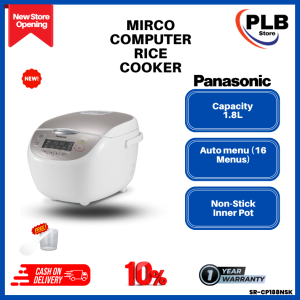 PANASONIC SR-CP188NSK MICRO COMPUTER RICE COOKER 1.8L