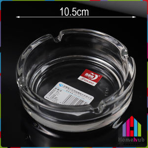 HB Creative Glass Ashtray Square/Round Personality Crystal Ashtray Household