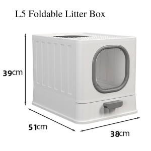 Cat Litter Box 3 Layer Litter Box For Cat Kitten Detachable Litter Box Cat Tray
