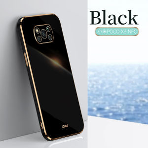 YBD Plating phone Case For Xiaomi POCO X3 Pro X3 NFC casing Precise Camera Protection cases Luxury Straight Edge Cover