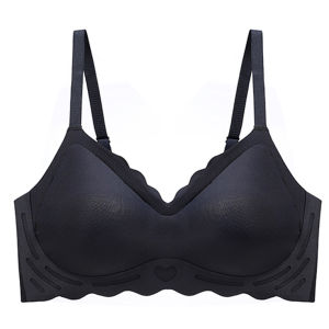 DACHAO Bees Lingerie Thailand Latex Bra Women Bra Push Up Breatheable Ice Silk Seamless Wireless Comfortable Thin Strap Adjustable Strap Triple Back Hook