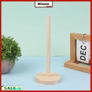 Follow Get New[Bloom Z] 1PC Easy To Assemble Wooden Paper Towel Holder For Kitchen Living Room And Bedroom - Vertical Tissue Rack For Home Decoration