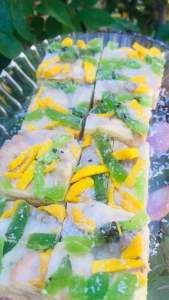 BÁNH BÔNG TUYẾT VỊ TRUYỀN THỐNG ĐẶC BIỆT THƠM NGON ĐƯỢC LÀM TỪ XOÀI SẤY DỪA XAY HẠT ĐIỀU ÓC CHÓ (250gr) shop mebenbull2229 mebenbull