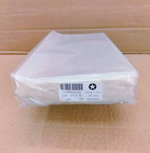 ถุงแก้ว 5.5×10 นิ้ว แพคละ 1 กก. ความหนา 50 ไมครอน ตราดาว