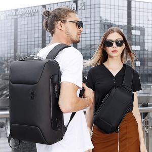 KAKA Mens Backpack High Quality Usb Charging Laptop Bag Waterproof Anti-theft Bag Female Travel Bagpack