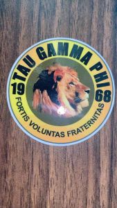 TAU GAMMA PHI Scratchproof & Waterproof Stickers for Gadgets, Cars & Motorcycles