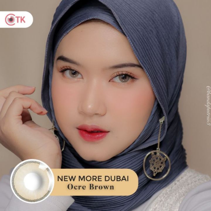 Softlens New More Dubai Mm Ocre Brown Normal S D Lazada Indonesia