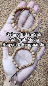 Gelang Bidara Sidr Arab Original Tali Elastis & Tali Tarik Ulur