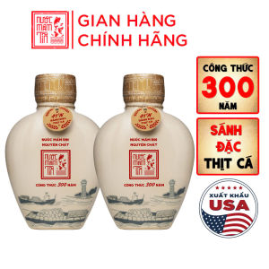 [COMBO 2 BÌNH GỐM 41 ĐỘ ĐẠM] Nước mắm Tĩn nhãn xưa 41N 500ml rin nguyên chất truyền thống sạch