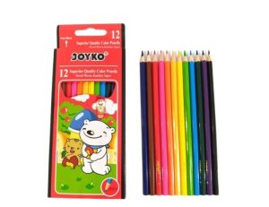 Pensil Warna Joyko 12 Warna  (CP-12PB) - Superior Quality Color Pencils Murah