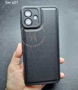 case samsung a07 4g samsung a07 5g samsung a17 leather black case kulit jeruk soft case