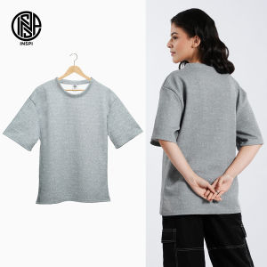 INSPI Textured Tshirt For Men Collection Plain Tops For Women Round Neck Tees Trendy Shirt Tops Graphic Shirt