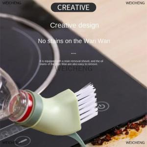 [COD] WEICHENG Bàn chải làm sạch sáng tạo có thể được kết nối với chai nước khoáng khô ướt kép sử dụng bàn chải làm sạch bàn chải khoảng cách hộ gia đình