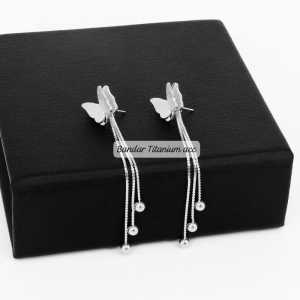 ANTING TITANIUM KUPU KUPU ANTI LUNTUR & ANTI KARAT (COD)