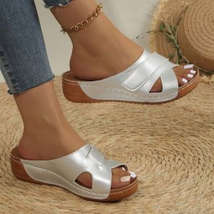 [Free Shipping] WomenS Flat Sandals 2026 Summer New Collection Lightweight And Casual With Floral Embellishments Slip-On Design And A Style Available In Stock