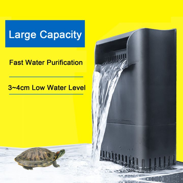 Large Capacity Low Water Level Turtle Filter Pump Water Circulation 9001200L/H Waterfall