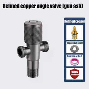 Two-way 1/2Faucet Angle Valve kitchen and bathroom toilet high quality 2 ways Brass Electroplating