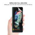 Dán màn hình Samsung Z Fold 3 / Z Fold 4 / Z Fold 5 / Z Fold 6 full màn hình ngoài dẻo trong suốt PPF tự phục hồi vết xước - Dán dẻo Samsung Galaxy Z Fold 3. 