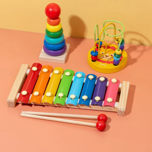 ของเล่นไม้ ระนาด ของเล่น ระนาดไม้ 8คีย์ ของเล่นชิน เสริมพัฒนาการของเด็ก ของเล่นเสริมทักษะและการเรียนรู้