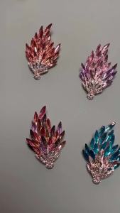 Austrian Crystal Wheat Brooch Pin Colorful Fashion Brooch for Women Dress Coat Accessories