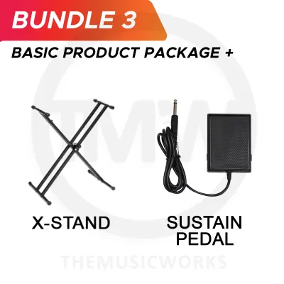 Casio LK-S250 Digital Keyboard [FREE X-STAND] Portable 61 Keys Lighted Instrument for Beginners