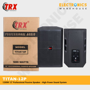 TRX TITAN-12P – 1200W 12" Professional Passive Speaker - High-Power Sound System - 1pc