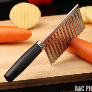 Stainless Steel Spike Potato Wave Knife Home Multi-function Cutting Device Potato Cutting Slice Cutting Fries Tool