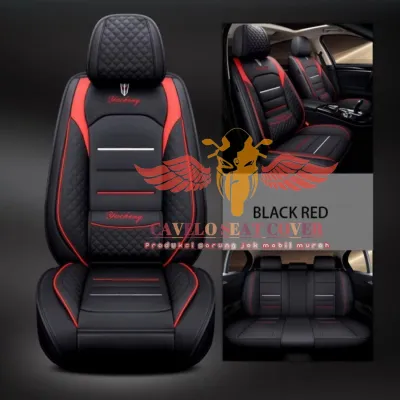 sarung jok kulit mobil xenia avanza 2016-2021 grand new full set 3 baris jok