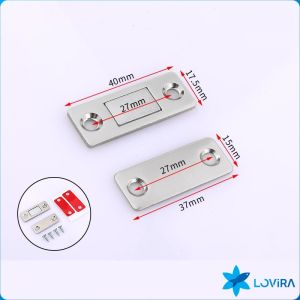 LoviRa Anti-Rust Strong Magnetic Stainless Door Catch Closer Cabinet Doorcatch Latch Magnet