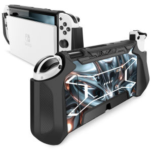 Mumba Dockable Case for Nintendo Switch OLED 2021 Blade Series TPU Grip Protective Cover Accessories Compatible with Nintendo Switch OLED 7 Inch and Joy Con Controller
