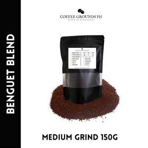Benguet Blend: Medium Ground Coffee 150g by Coffee Grounds PH